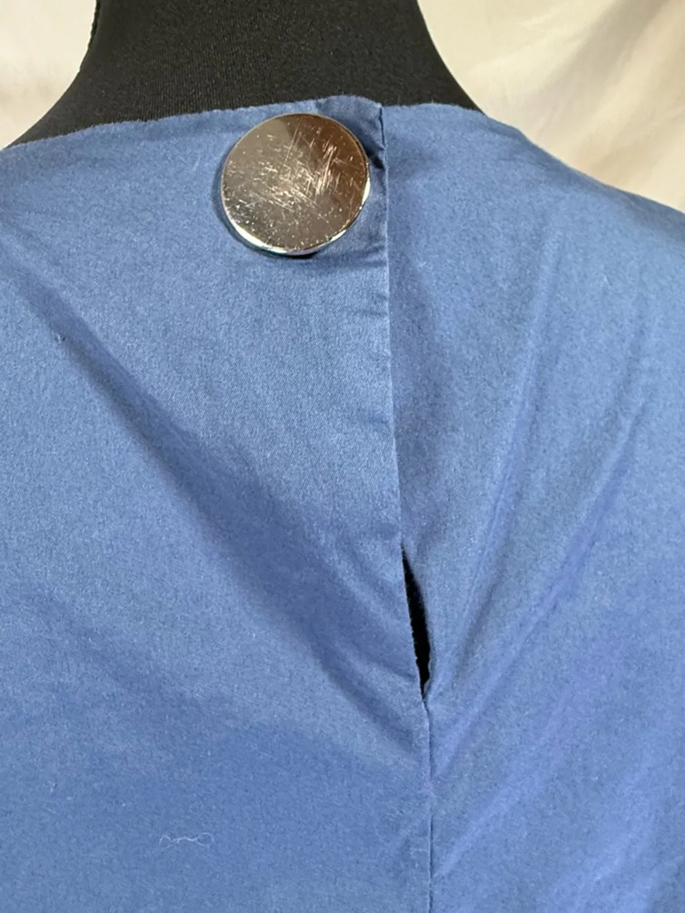ZARA Blue‎ Front-Tie Blouse 💙 Women’s Small - Picture 6 of 6